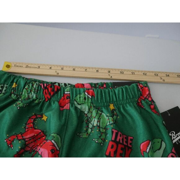 Brooklyn Cloth Youth Boys Christmas Pajama Pants Size 14/16 “Tree Rex” - Picture 5 of 12